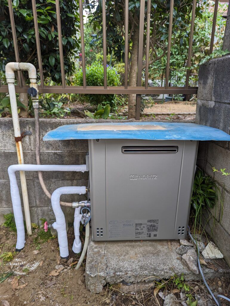 給湯器を交換しました